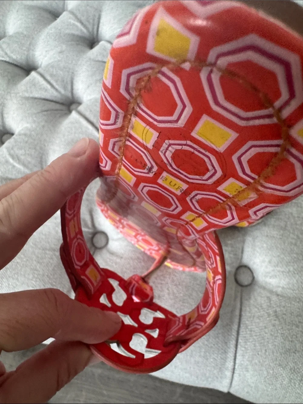 Tory Burch bright geometric